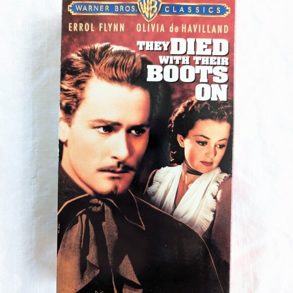 3/$15 They Died with their Boots on (1942) VHS movie Errol Flynn - Picture 2 of 7